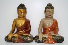 Bust Buda sentat resina