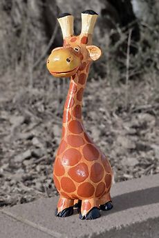 Figura de fusta Girafa